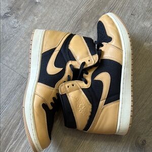 Jordan Shoes Black and Tan
